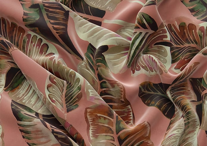 Nicobar, Blush - Motorised Roman Blind - Image 4